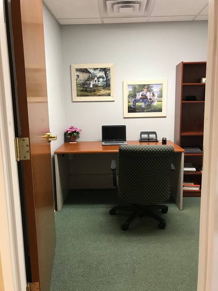 An interior shot of an office at the Oakview facility, from the Oakview Gallery.