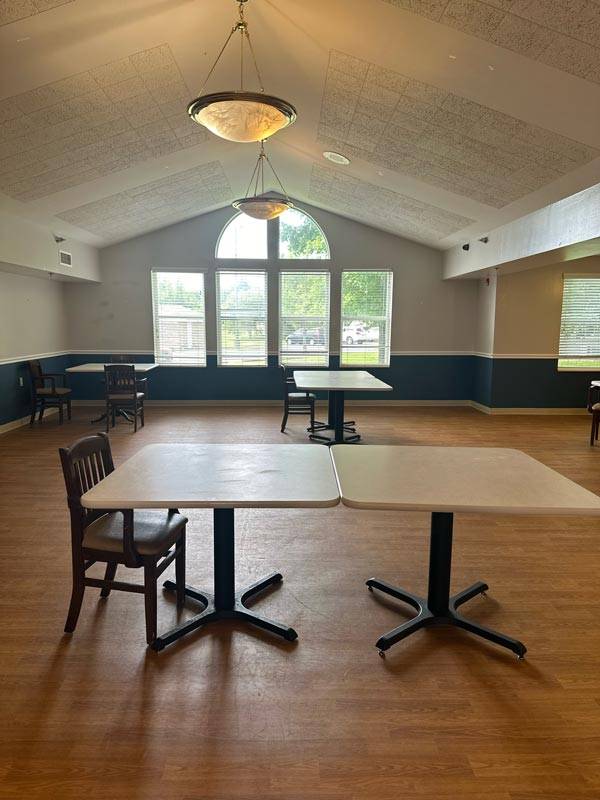 An interior shot of the Oakview facility, from the Oakview Gallery.