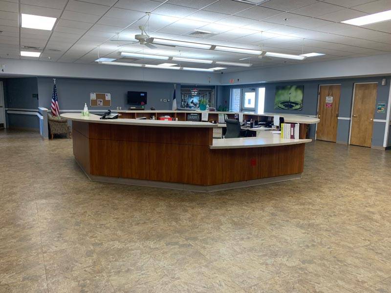 An interior shot of the Oakview facility, from the Oakview Gallery.