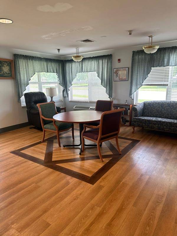 An interior shot of the Oakview facility, from the Oakview Gallery.